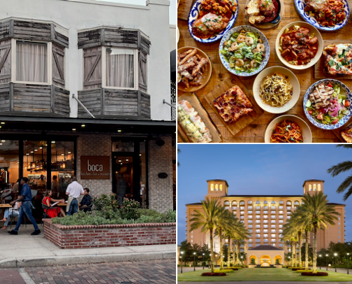Florida places To Eat For Date Night 🤍 cover photo collage
