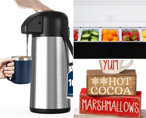 Create the ULTIMATE Hot Chocolate or Coffee Bar! cover photo collage