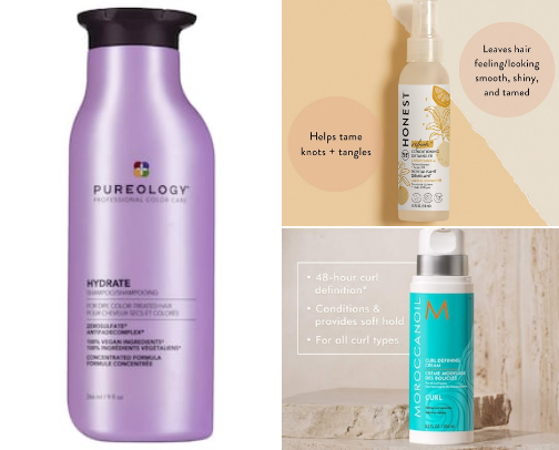 Hair care cover photo collage