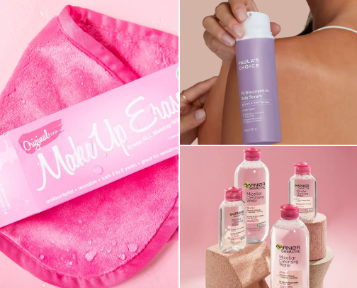 Essential skincare for everyday life cover photo collage