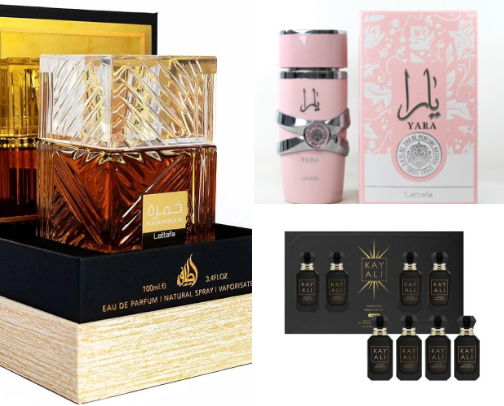 Parfume cover photo collage