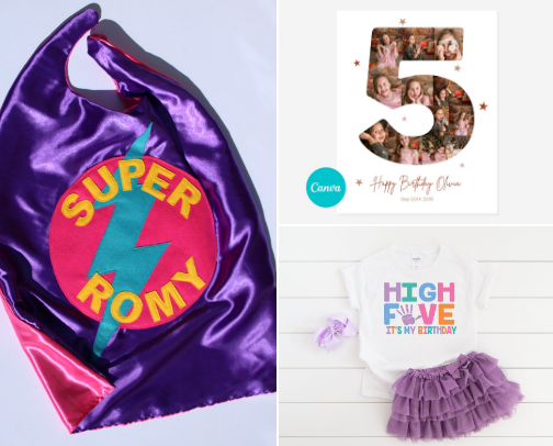 Supergirl’s 5th Birthday! 🦸🏽‍♀️ cover photo collage