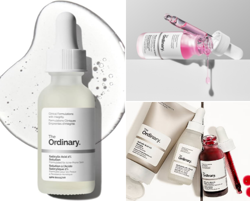 The Ordinary - Top selling items cover photo collage
