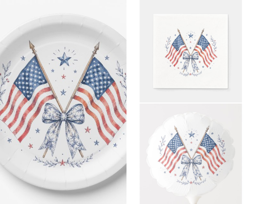 4th Of July Party Decor and Supplies cover photo collage