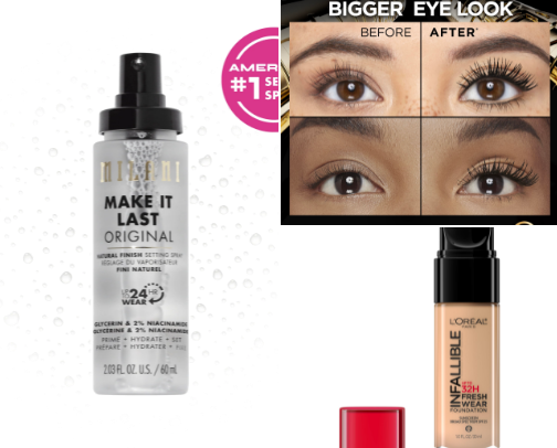 Best drugstore makeup and dupes 💄 cover photo collage