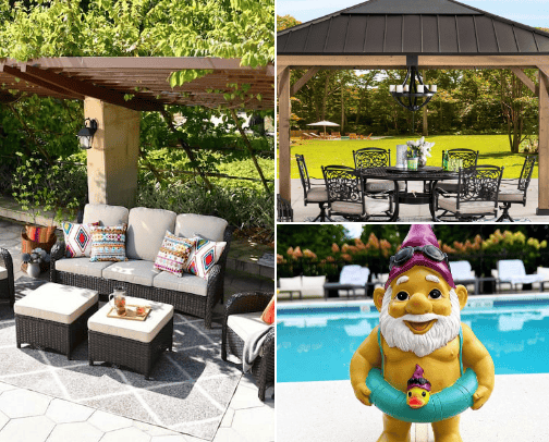 Backyard remake cover photo collage