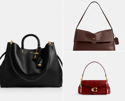 the most chic coach bags! cover photo collage