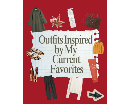 My Monthly Beauty Favorites As Outfits cover photo collage