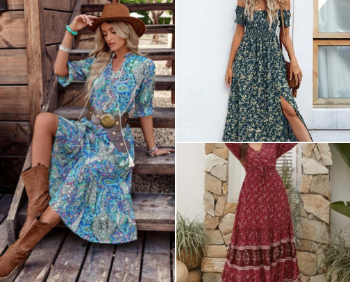 Boho Babe on a Budget Fashion Favs cover photo collage