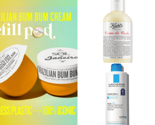 Body Lotion & Creams cover photo collage