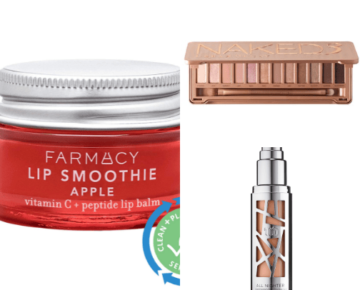 Skincare, beauty lines cover photo collage