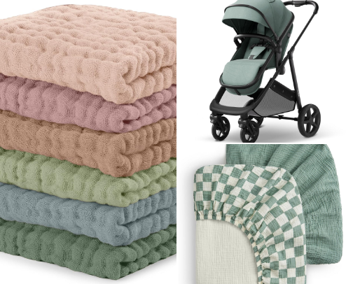 First Time Mom Must Haves⋆｡‧˚ʚ🧸🍼ɞ˚‧｡⋆ cover photo collage