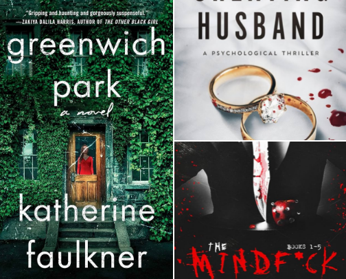 For my fellow thriller readers 🖤 cover photo collage