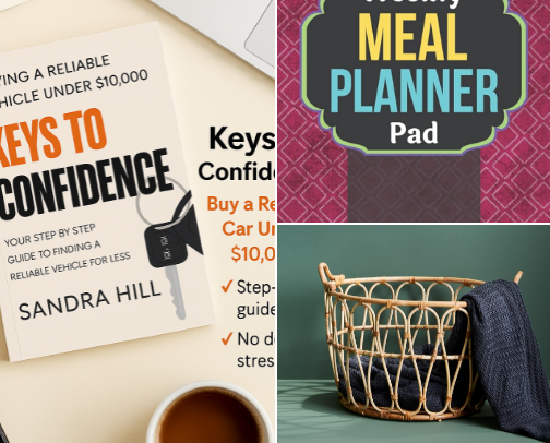 Self-Care & Organization on a Budget cover photo collage