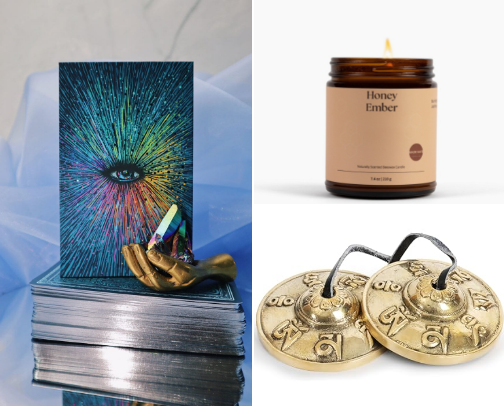 Magic-Making Goodies for Intuition, Ritual, & Clarity cover photo collage