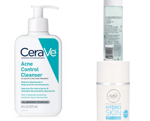 Skincare ✨🤍 cover photo collage