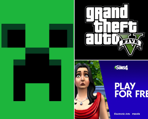 Video Games Recc cover photo collage