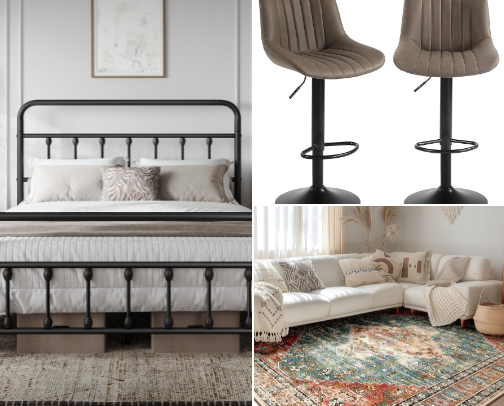 Home essentials cover photo collage