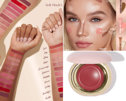 Blush cover photo collage