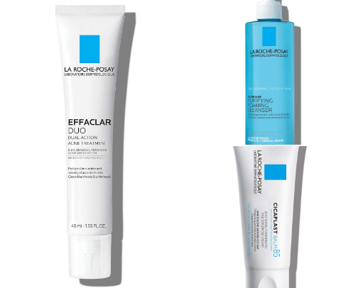 Best skincare products for acne prone-skin❤️‍🔥 cover photo collage