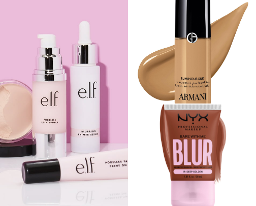 everyday make up essentials cover photo collage