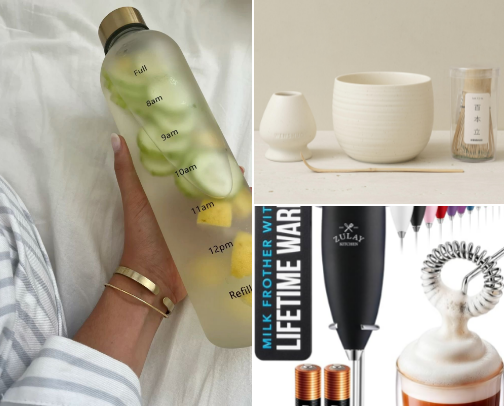 The "That Girl" Morning Routine Essentials (For Mental Health & Glow-Up) cover photo collage