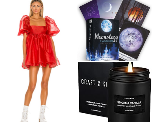🌹 Red Moonlight Rouge: Mystical Aesthetic Finds for the Divine Feminine cover photo collage