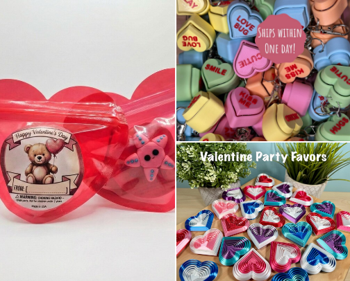 Non-Candy Valentines For Kids cover photo collage
