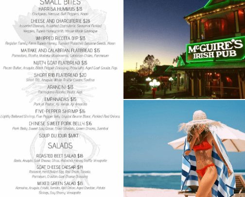 Destin, Fl vacation cover photo collage