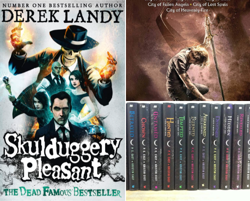 Favorite YA Books to Get Lost In cover photo collage