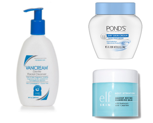 Skincare for sensitive skin! cover photo collage