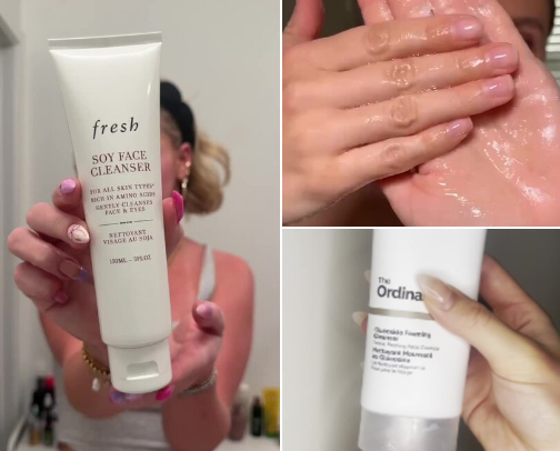 Skin care za masnu kožu (Skin care for oily skin) cover photo collage