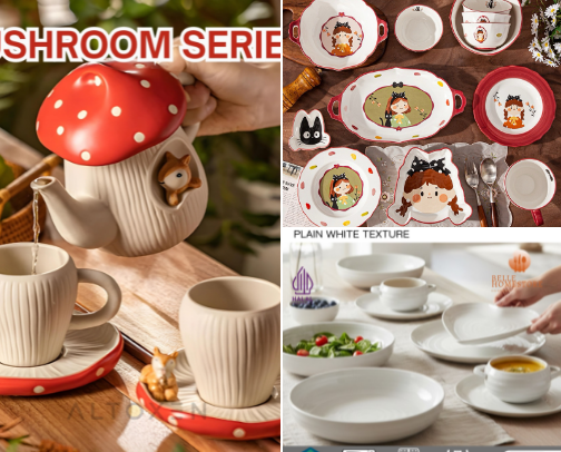Kitchen accessories cover photo collage