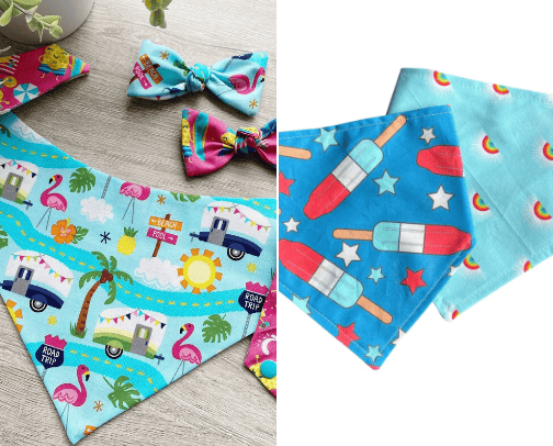 Cat bandanas cover photo collage