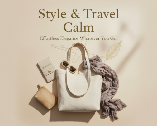 Style & Travel Calm — Effortless Elegance Wherever You Go cover photo collage