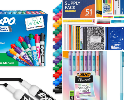 Back To School Essentials cover photo collage