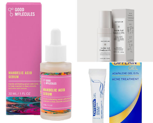 skincare products for the girls with combination, sensitive, and acne prone skin  🫧💅🏼 cover photo collage
