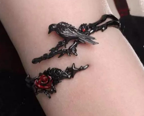 Gothic Jewelry woman cover photo collage