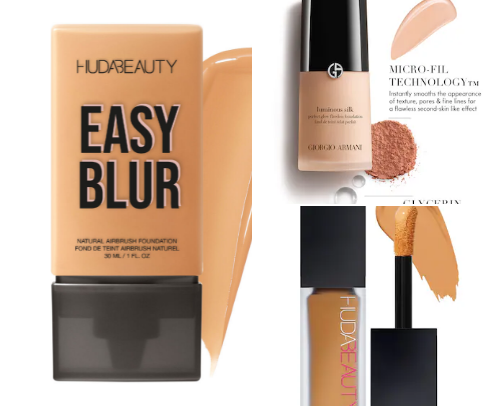 My fav foundations, concealers and setting powders 😍 cover photo collage