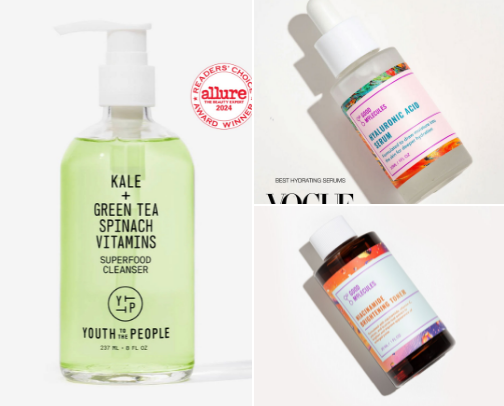 Skincare Routine cover photo collage