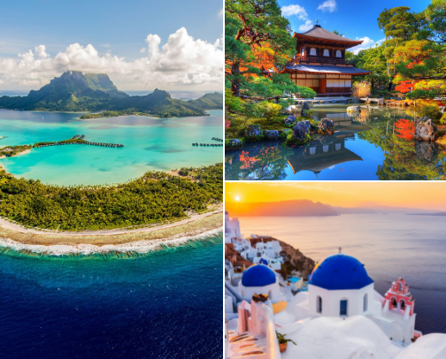 ✈️ Dream Destinations Everyone Should Visit Once cover photo collage