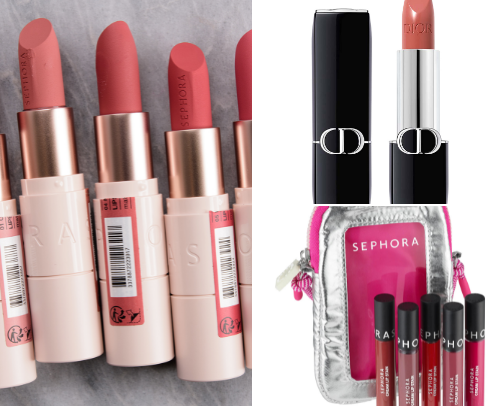 Sephora lipstick cover photo collage