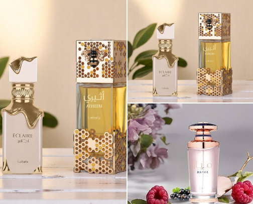 Lattafa Frangrances cover photo collage