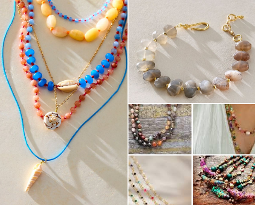 Stylish Boho Jewelry cover photo collage