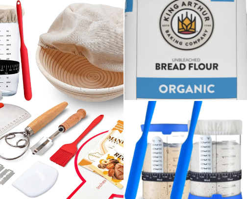 Sourdough cover photo collage