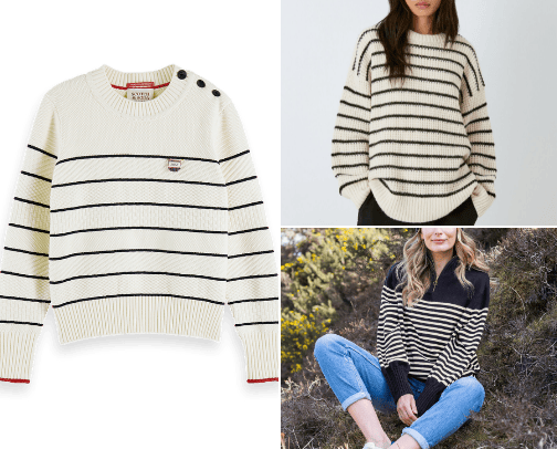 best stripey jumpers cover photo collage