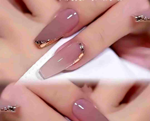 Press on nails cover photo collage