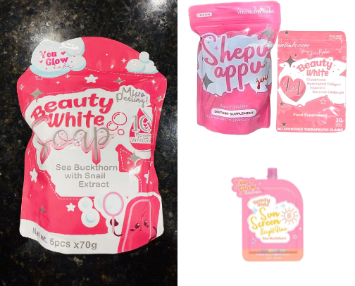 Effective Skin care products cover photo collage