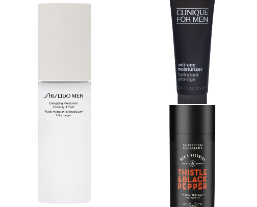 Top Men’s Moisturisers cover photo collage