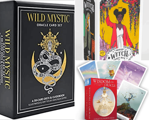Divination decks I live for cover photo collage